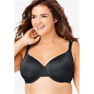 NWOt Comfort Choice 50B Underwire T-Shirt Bra Black 117188